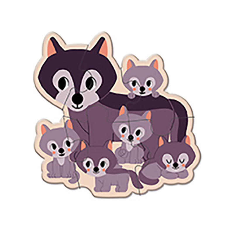5 Puzzles Evolutivos de Animales - Janod