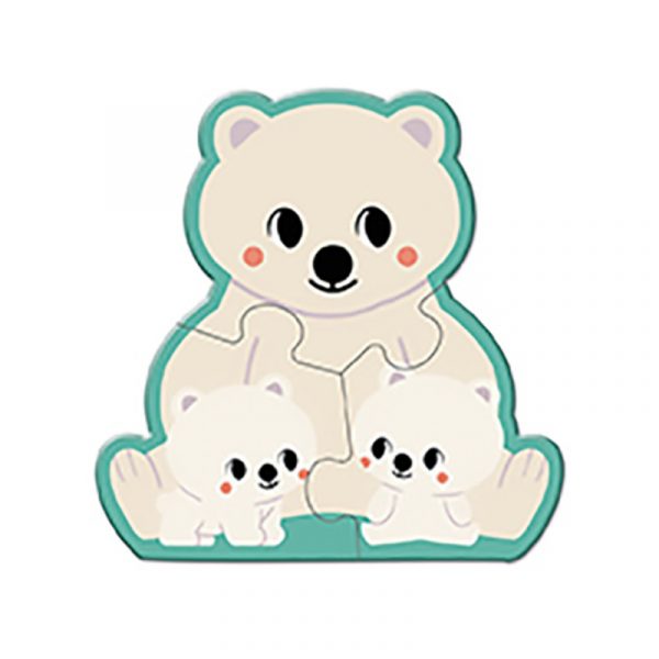 5 Puzzles Evolutivos de Animales - Janod