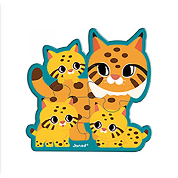 5 Puzzles Evolutivos de Animales - Janod