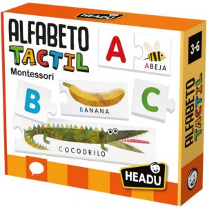 ALFABETO TACTIL MONTESSORI 3-6