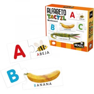 ALFABETO TACTIL MONTESSORI 3-6