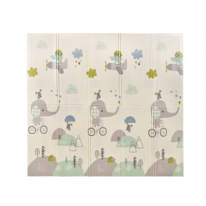 ALFOMBRA TRENDY REVERSIBLE ELEFANTE Y OSO