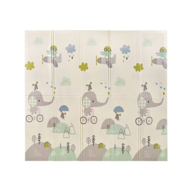 ALFOMBRA TRENDY REVERSIBLE ELEFANTE Y OSO