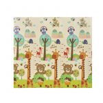 ALFOMBRA TRENDY REVERSIBLE ELEFANTE Y OSO