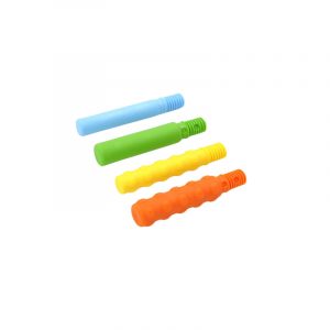 ARK BITE-N-CHEW TIP FOR THE Z-VIBE (THINNER,TEXTURED) PUNTA Z-VIVE FINA CON TEXTURA AMARILLA