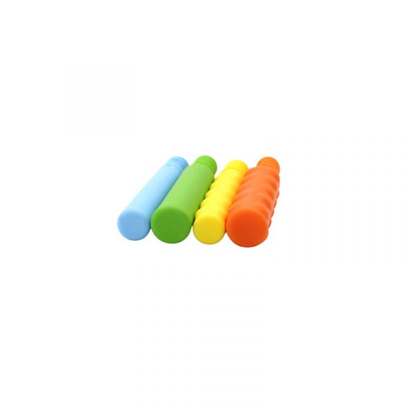 ARK BITE-N-CHEW TIP FOR THE Z-VIBE (THINNER,TEXTURED) PUNTA Z-VIVE FINA CON TEXTURA AMARILLA