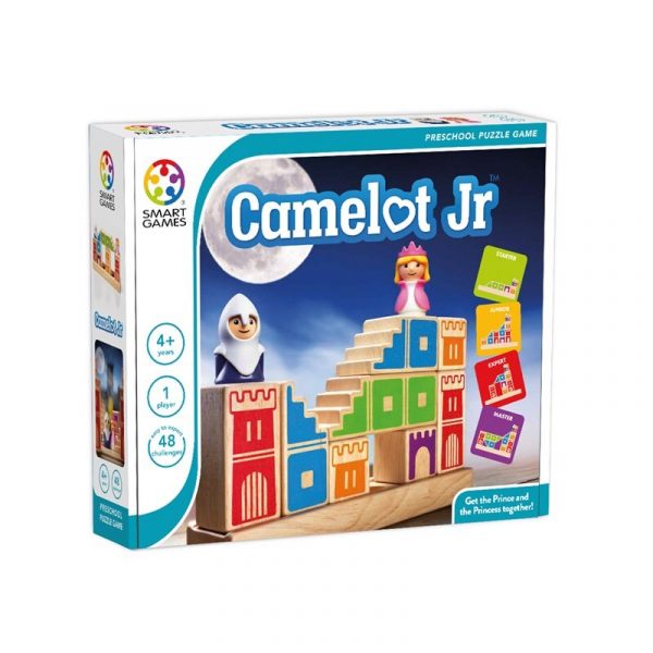 CAMELOT JR +4 48 DESAFIOS JUEGO DE LOGICA PARA PREESCOLARES SMART GAMES