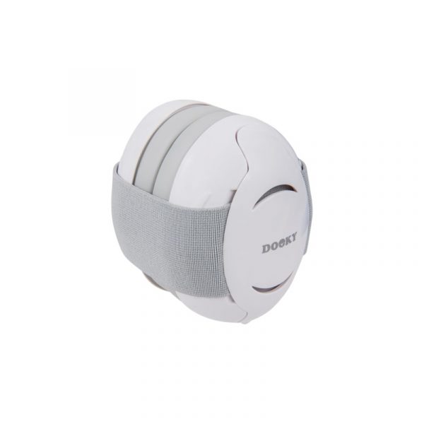 Cascos silenciadores bebé blanco