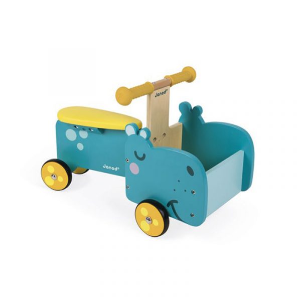 Correpasillos Hipopótamo de madera