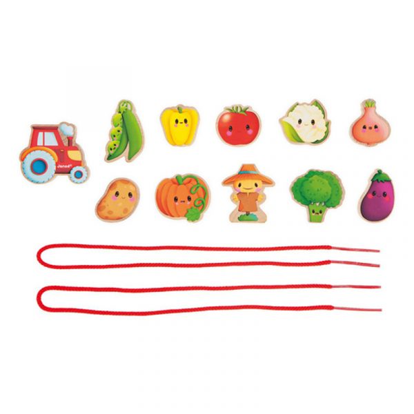 Cuentas de madera para Enhebrar Verduras