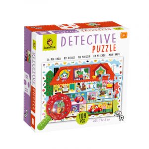 DETECTIVE PUZZLE-MI CASA +5 108PCS LUDATTICA