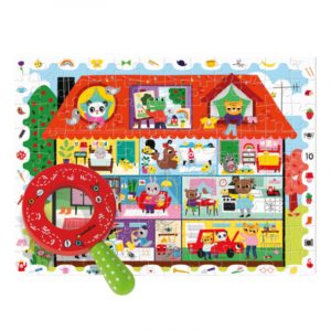 DETECTIVE PUZZLE-MI CASA +5 108PCS LUDATTICA