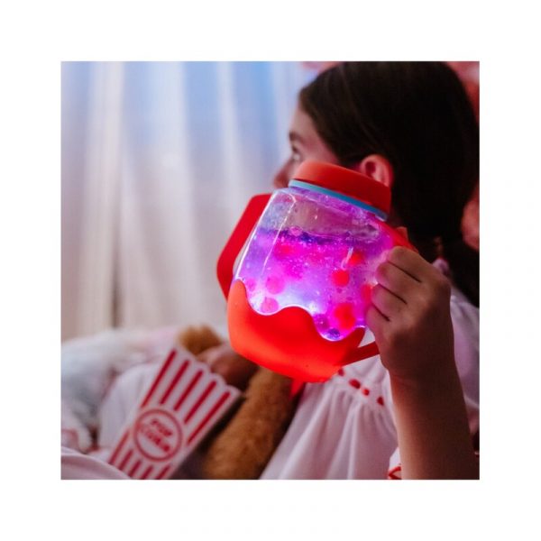 GLOPALS JARRA ROJA CORAL SENSORY JAR (SENSORY PLAY JAR) +18M