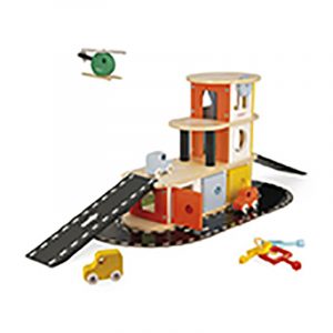 Garaje de Coches de madera -