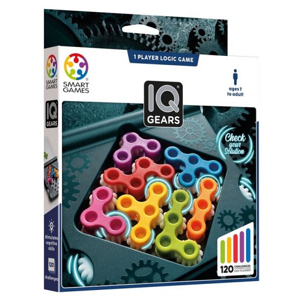 IQ GEARS +1JUG +7 SMART GAMES