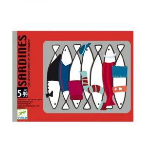 JUEGO DE OBSERVACION Y MEMORIA SARDINES +5 2-4 JUG DJECO