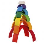 Juego de Construcción de madera Arcoíris