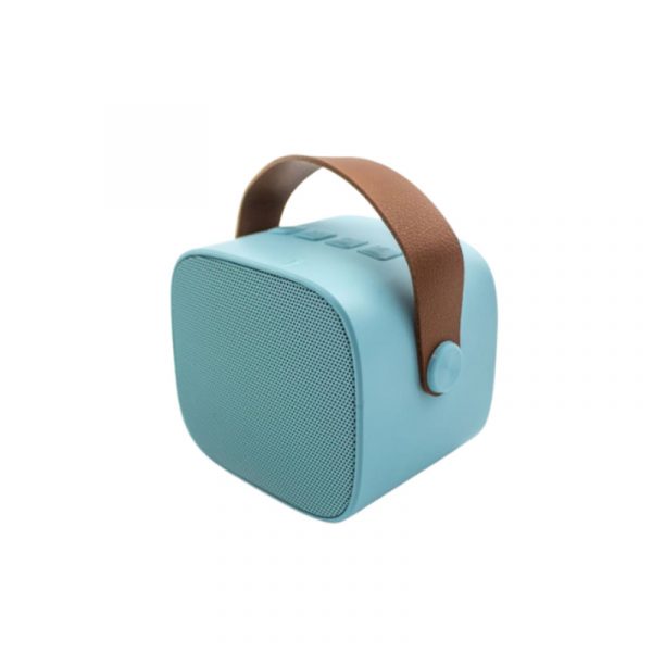 KARAOKE ALTAVOZ BLUETOOTH CON MICROFONO AZUL TRONCJOCS