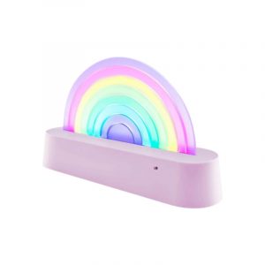LAMPARA RAINBOW VIOLETA LALARMA DANCING RAINBOW LAMP TRONCJOCS
