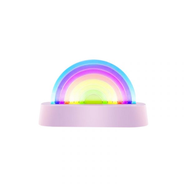 LAMPARA RAINBOW VIOLETA LALARMA DANCING RAINBOW LAMP TRONCJOCS