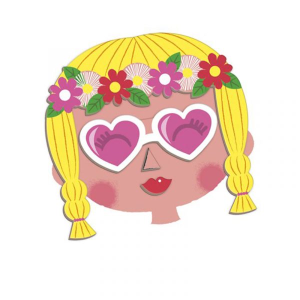 Magneti' Book Caras Locas - Chicas - Janod