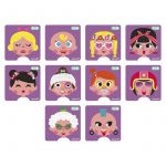 Magneti' Book Caras Locas - Chicas - Janod