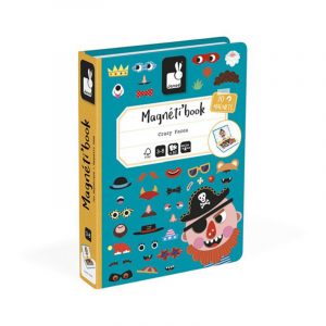 Magneti' Book Caras Locas - Chicos - Janod