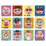 Magneti' Book Caras Locas - Chicos - Janod