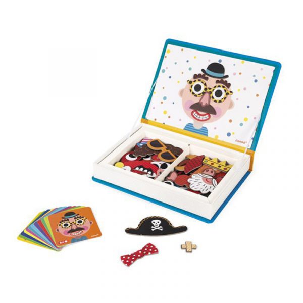 Magneti' Book Caras Locas - Chicos - Janod