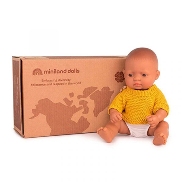 Muñeco Bebé Latino con conjunto de ropa</div