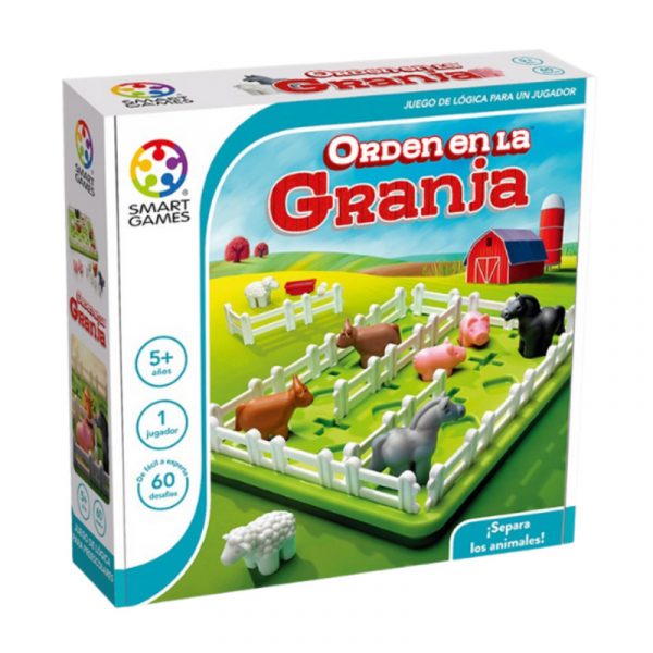 ORDEN EN LA GRANJA +1JUG +4 SMARTGAMES