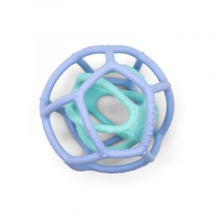 Pelotas Sensoriales de Silicona Azul y Menta