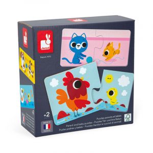 Puzzle Familias de Animales - Janod