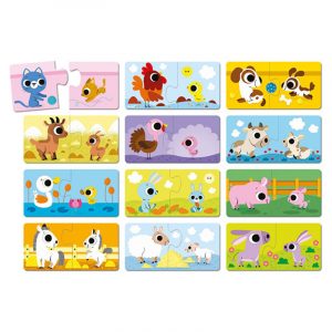 Puzzle Familias de Animales - Janod