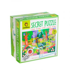SECRET PUZZLE-EL BOSQUE +3 24PCS LUDATTICA