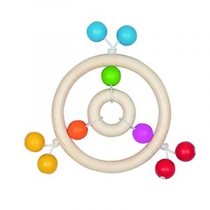 Sonajero Elástico Arco Iris - Goki Baby