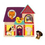 PUZZLE ENCAJABLE MUSICAL ¨MIS AMIGUITOS LOS ANIMALES¨ +18 JANOD
