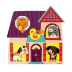 PUZZLE ENCAJABLE MUSICAL ¨MIS AMIGUITOS LOS ANIMALES¨ +18 JANOD
