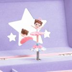 CAJA DE MUSICA BAILARINA EN ESCENA