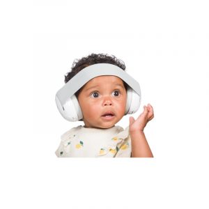 Cascos silenciadores bebé blanco