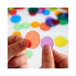 FICHAS TRANSPARENTES PARA MESA DE LUZ