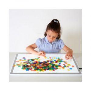 FICHAS TRANSPARENTES PARA MESA DE LUZ