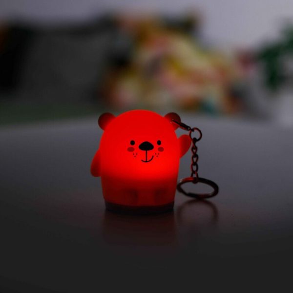 GIOBEAR KEYRING NIGHT LIGHT SILICONE GIO-150