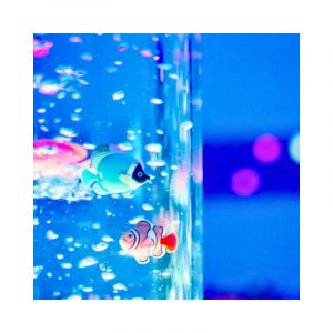 LÁMPARA SENSORIAL CON PECES 120CM