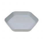 PLATE GEO GREY-BLUE