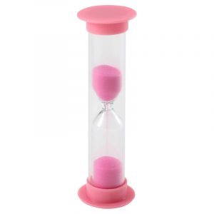 RELOJ DE ARENA 2MINUTOS ROSA