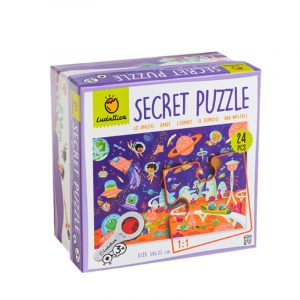 SECRET PUZZLE EL ESPACIO 24PCS +3 LUDATTICA