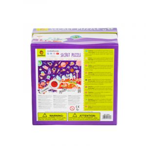 SECRET PUZZLE EL ESPACIO 24PCS +3 LUDATTICA