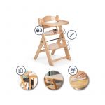 TRONA PLEGABLE NATURAL COJIN GRIS