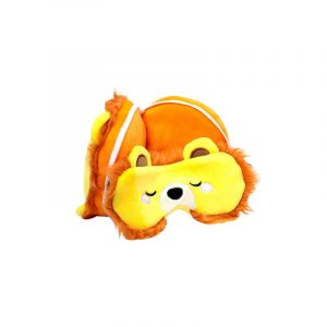 ALMOHADA DE VIAJE CON ANTIFAZ LEÓN